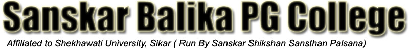 Sanskar Balika PG College